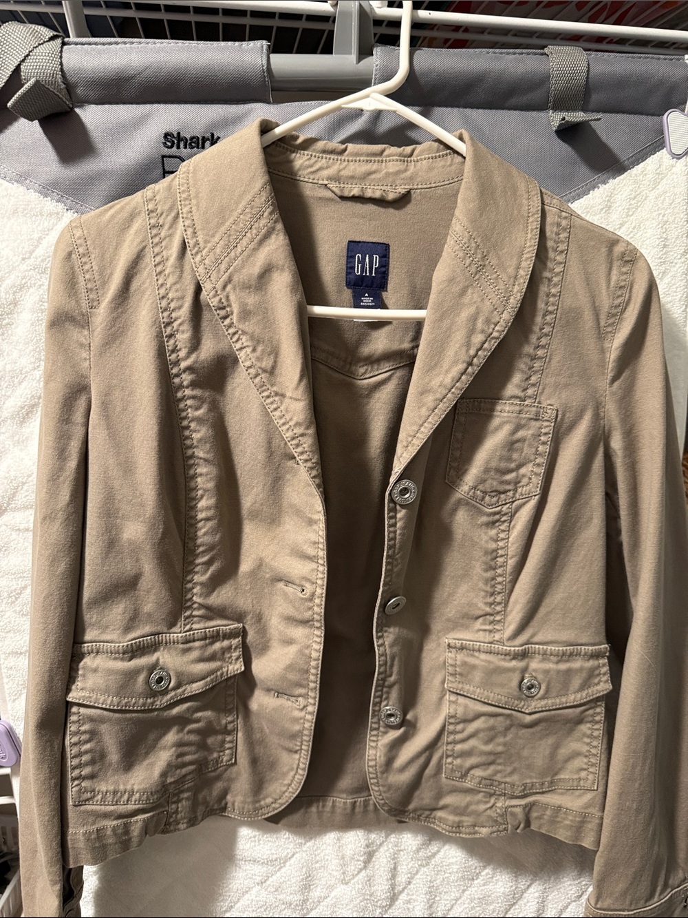 GAP Beige Khaki Cotton Blazer Jacket